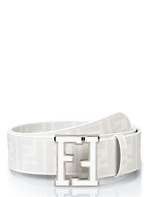 fendi belts white|white fendi belt sale.